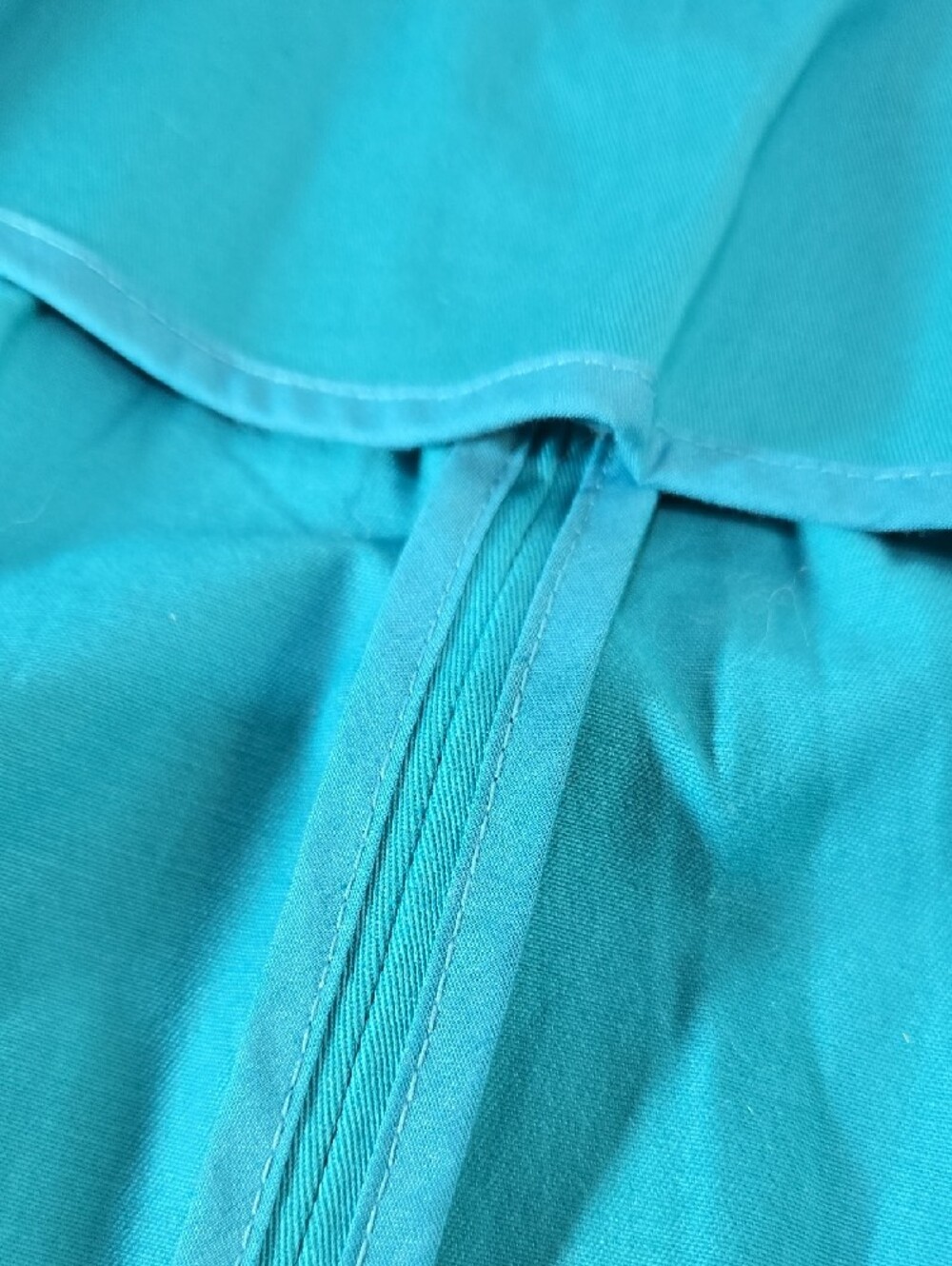 Joan Rivers Jacket Blazer Button-Front Lightweight 3/4 Sleeve Unlined Teal - Picture 7 of 11